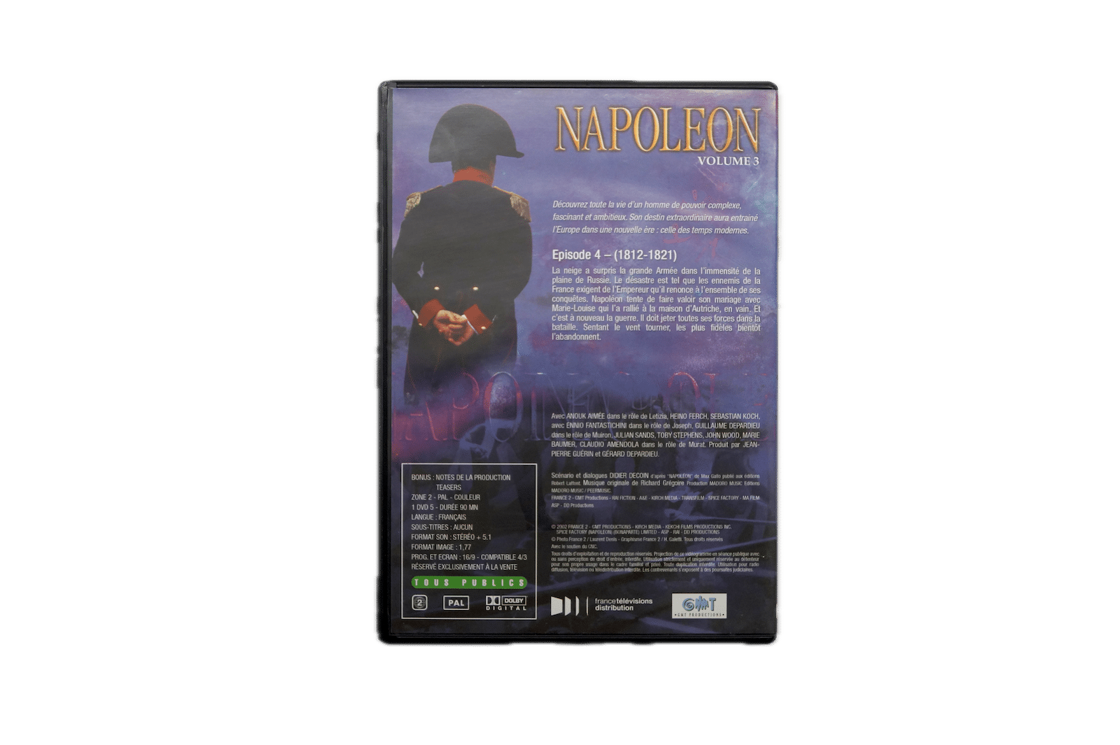 Napoleon – Vol 3 – DVD (Brugt) – Alle varer – Back cover