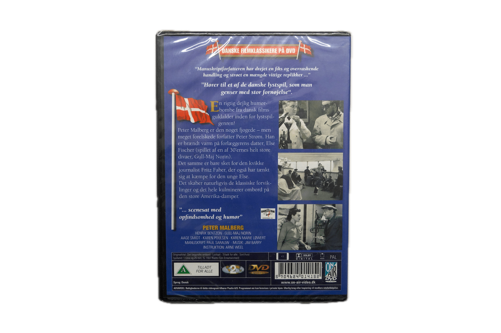 Peter Malberg – Det begyndte ombord – DVD (Ny) – Alle varer – Back cover