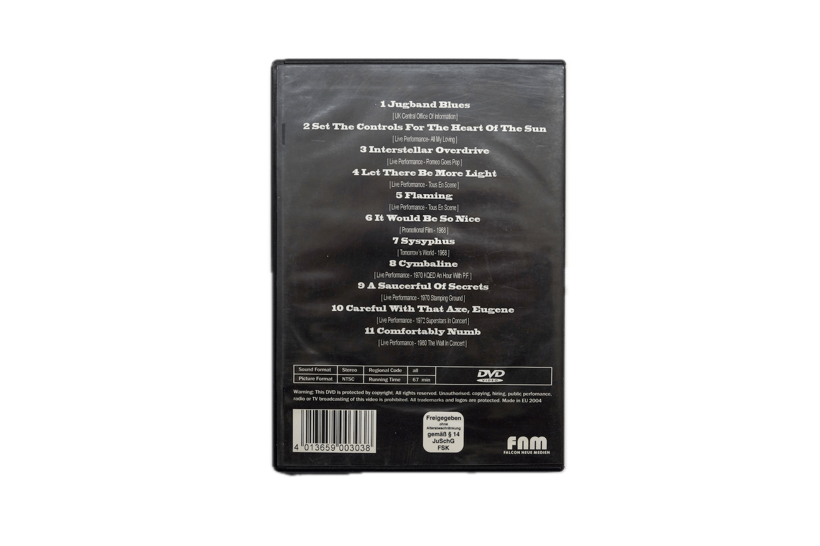 Pink Floyd – Live Anthology – DVD (Brugt) – Alle varer – Back cover
