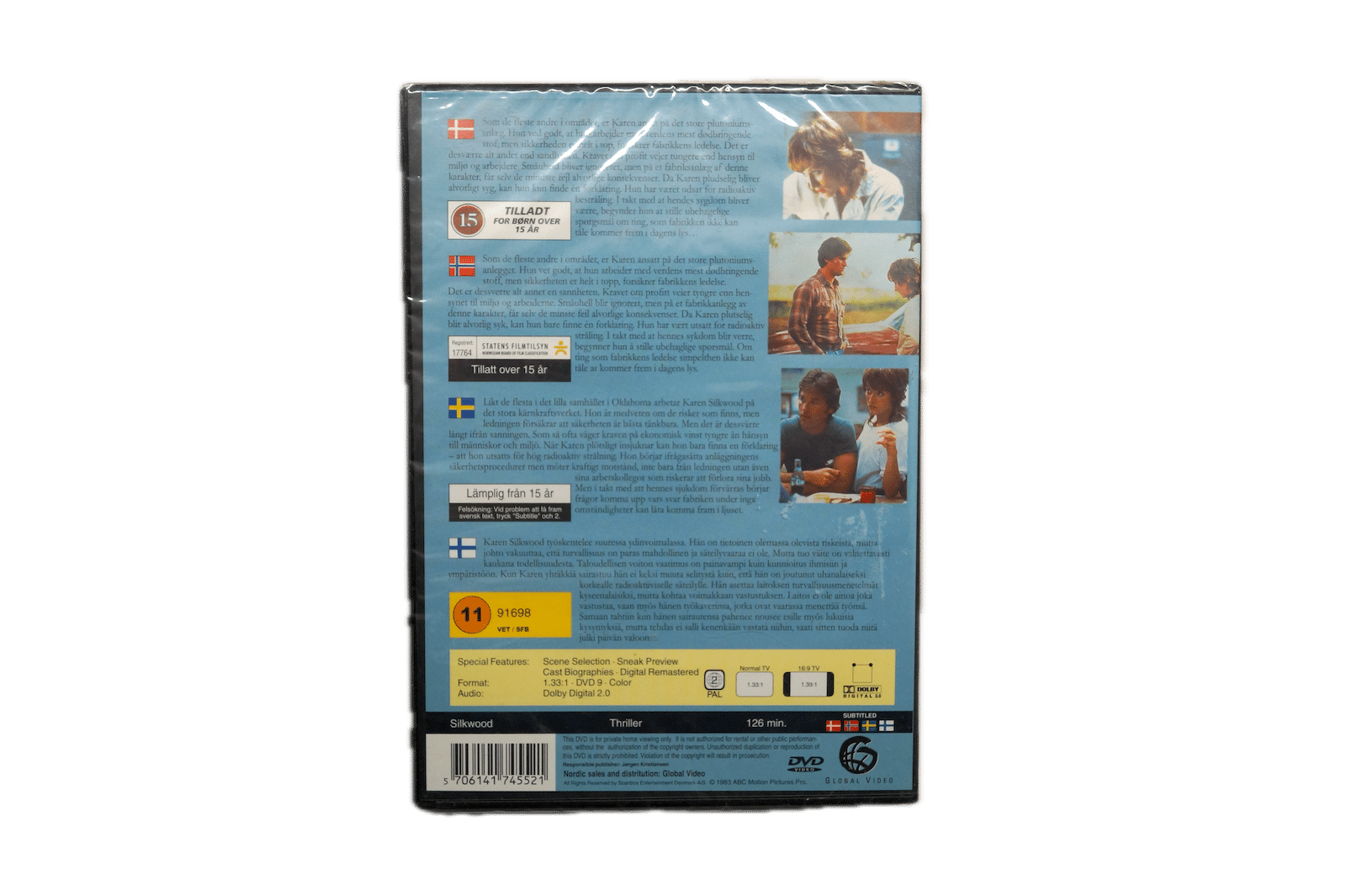 Silkwood – DVD (Ny) – Alle varer – Back cover