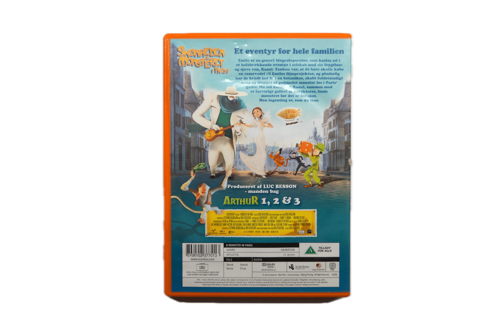 Skønheden & Monsteret i Paris – DVD (Brugt) – Alle varer – Back cover