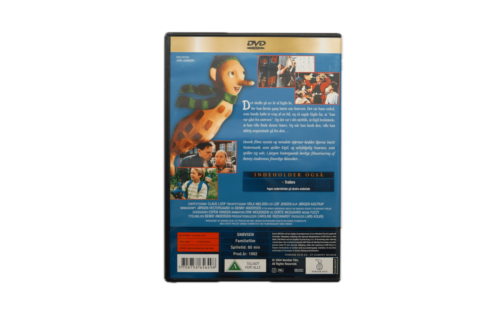 Snøvsen – DVD (Brugt) – Alle varer – Back cover