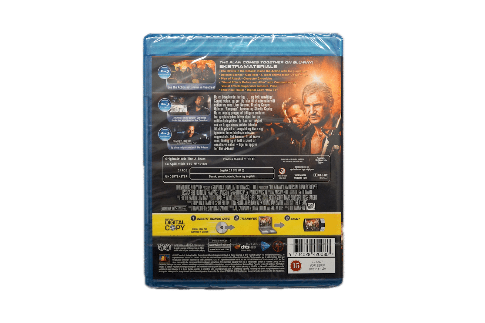 The A-Team – Extended Cut – Blu-ray (Ny) – Alle varer – Back cover