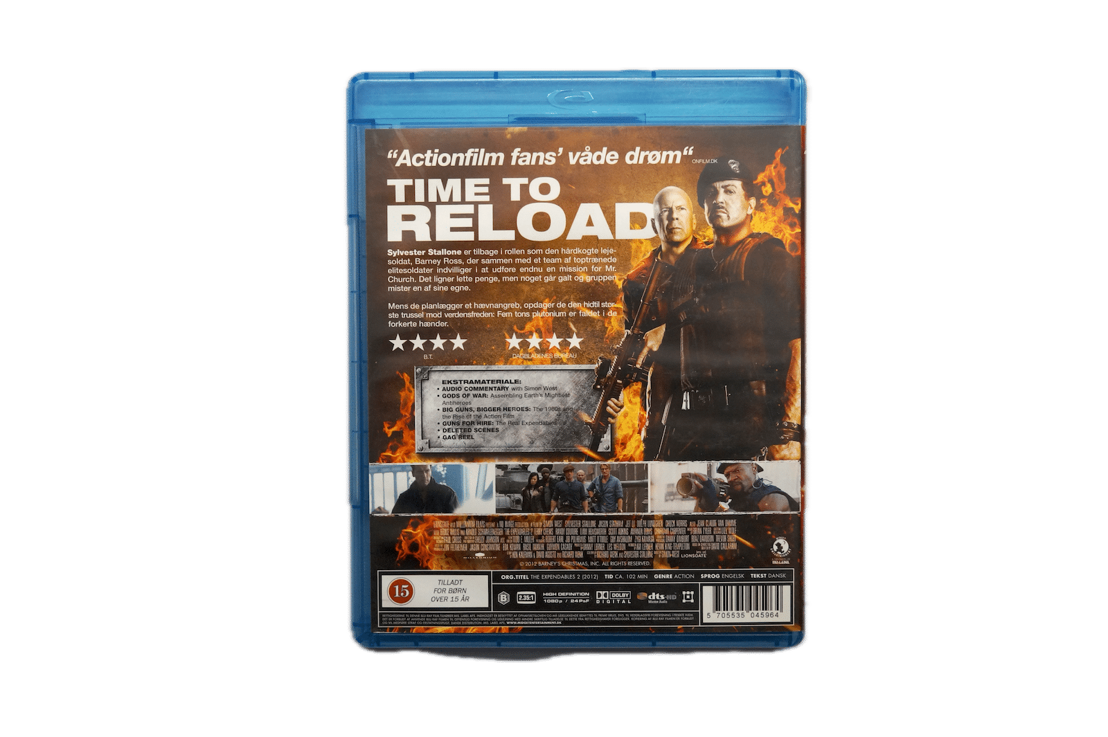 The Expendables 2 – Blu-ray (Brugt) – Alle varer – Back cover