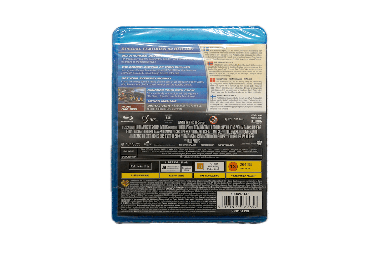 The Hangover Part II – Blu-ray (Ny) – Alle varer – Back cover