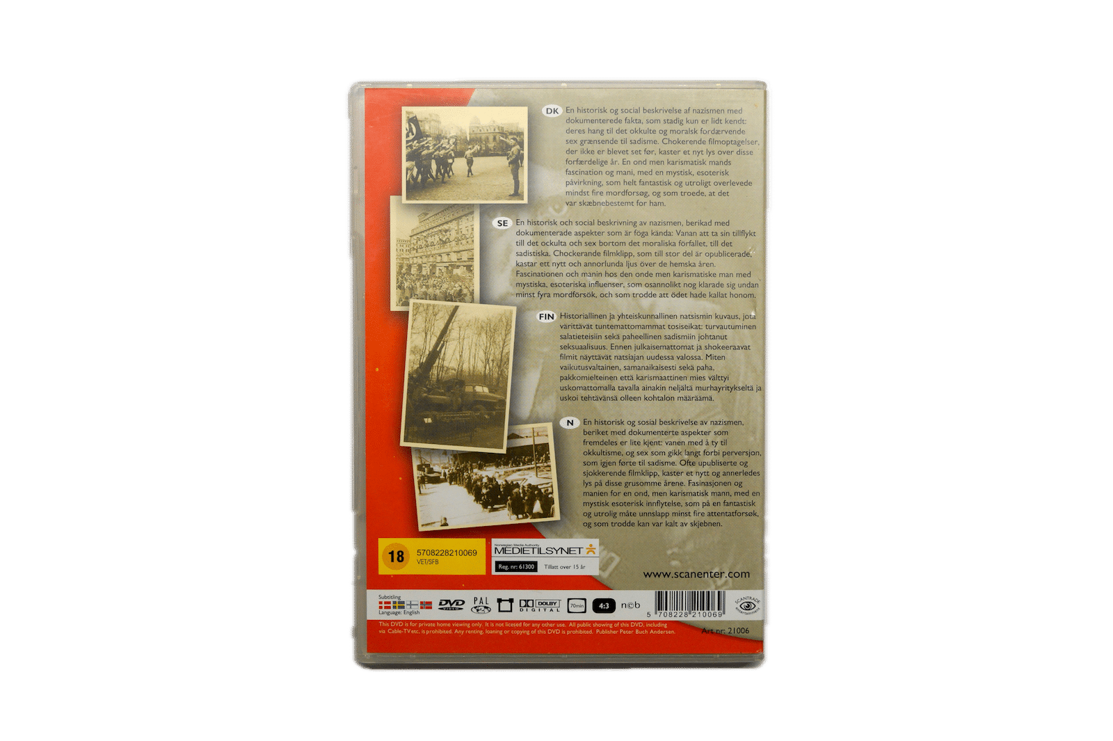 The History of Nazism – DVD (Brugt) – Alle varer – Back cover