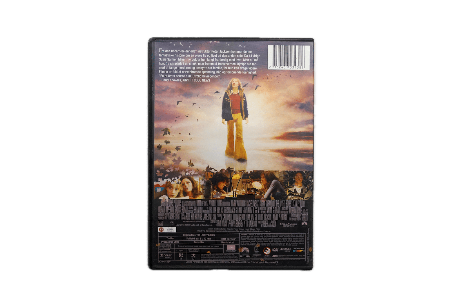 The Lovely Bones – DVD (Brugt) – Alle varer – Back cover