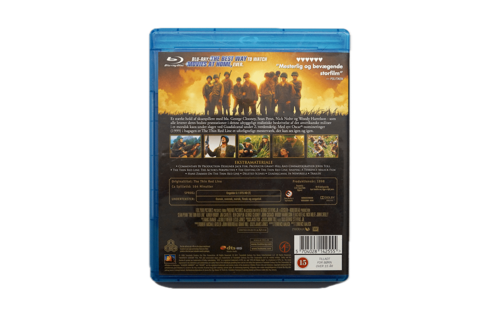 The Thin Red Line – Blu-ray (Brugt) – Alle varer – Back cover