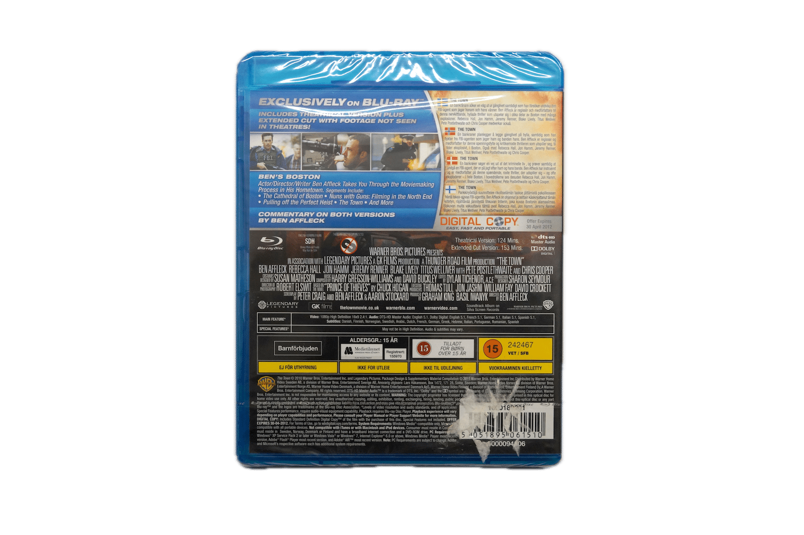The Town – Extended Cut – Blu-ray (Ny) – Alle varer – Back cover