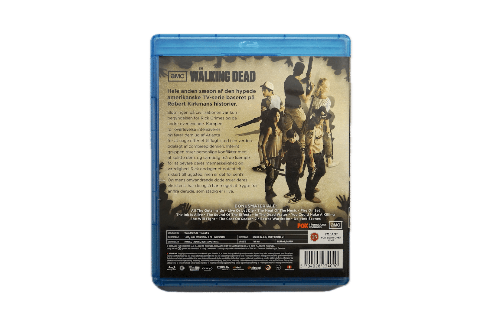 The Walking Dead – Hele Anden Sæson – Blu-ray (Brugt) – Alle varer – Back cover