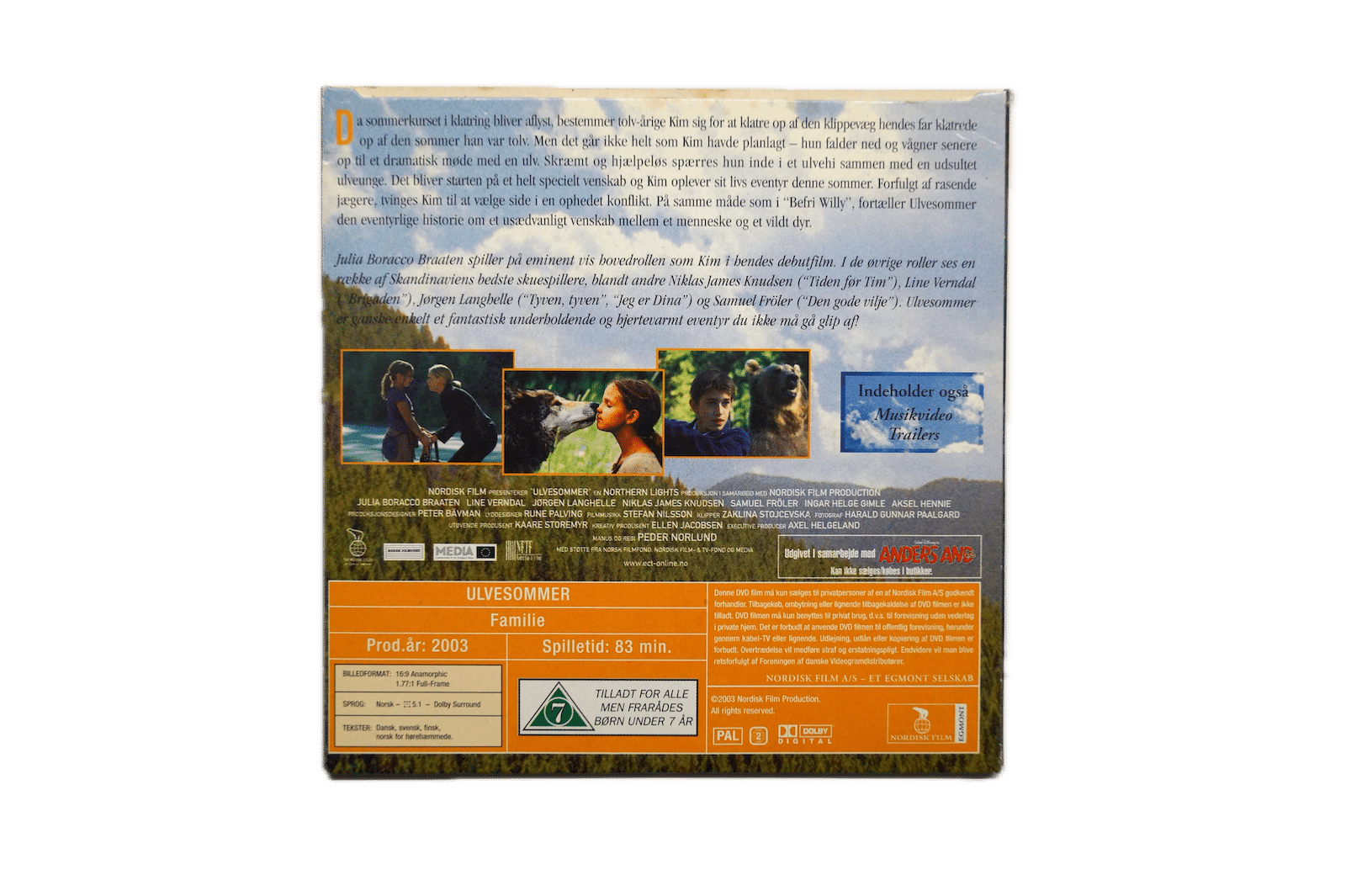 Ulvesommer – DVD (Brugt) – Alle varer – Back cover