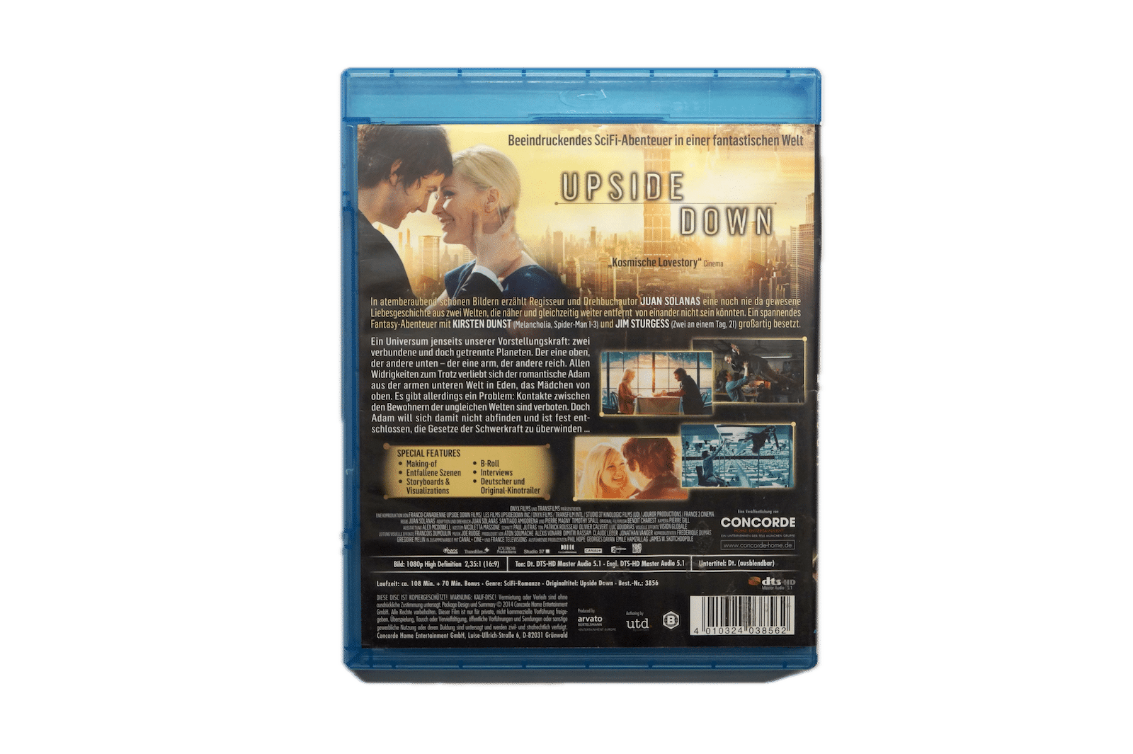 Upside Down - Blu-ray (Brugt) – Alle varer – Back cover