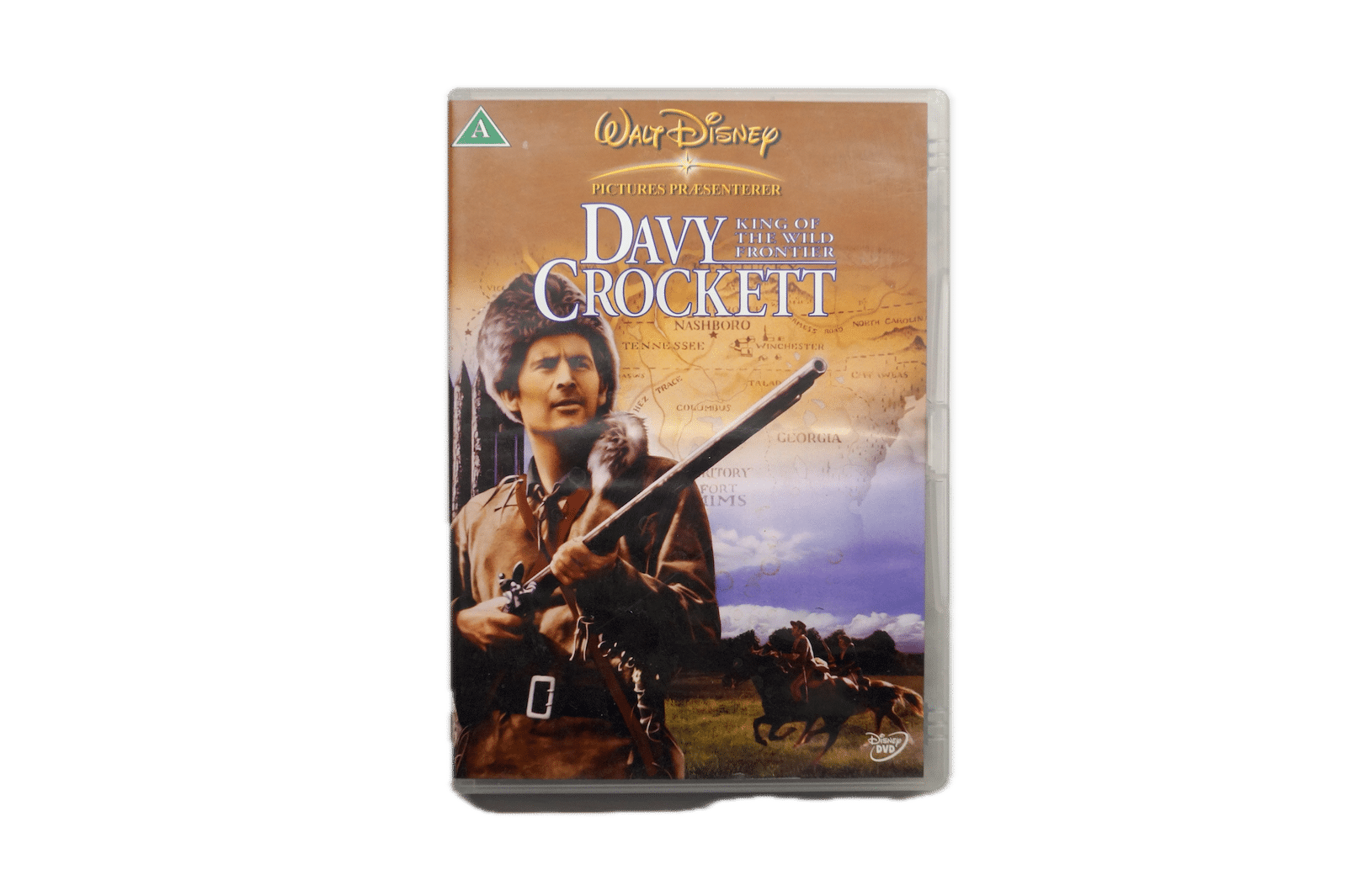 Walt Disney – Davy Crockett – DVD (Brugt) – Alle varer – Front cover