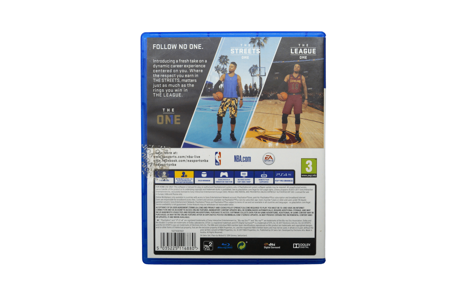 NBA LIVE 18 - PS4 (Brugt)