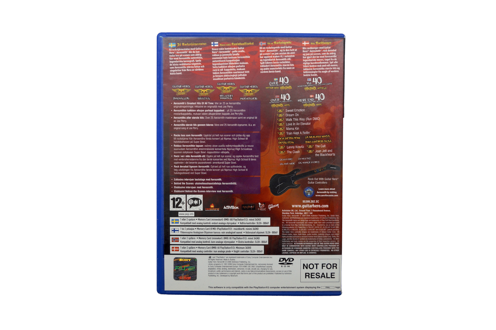 Guitar Hero Aerosmith - PS2 (Brugt)