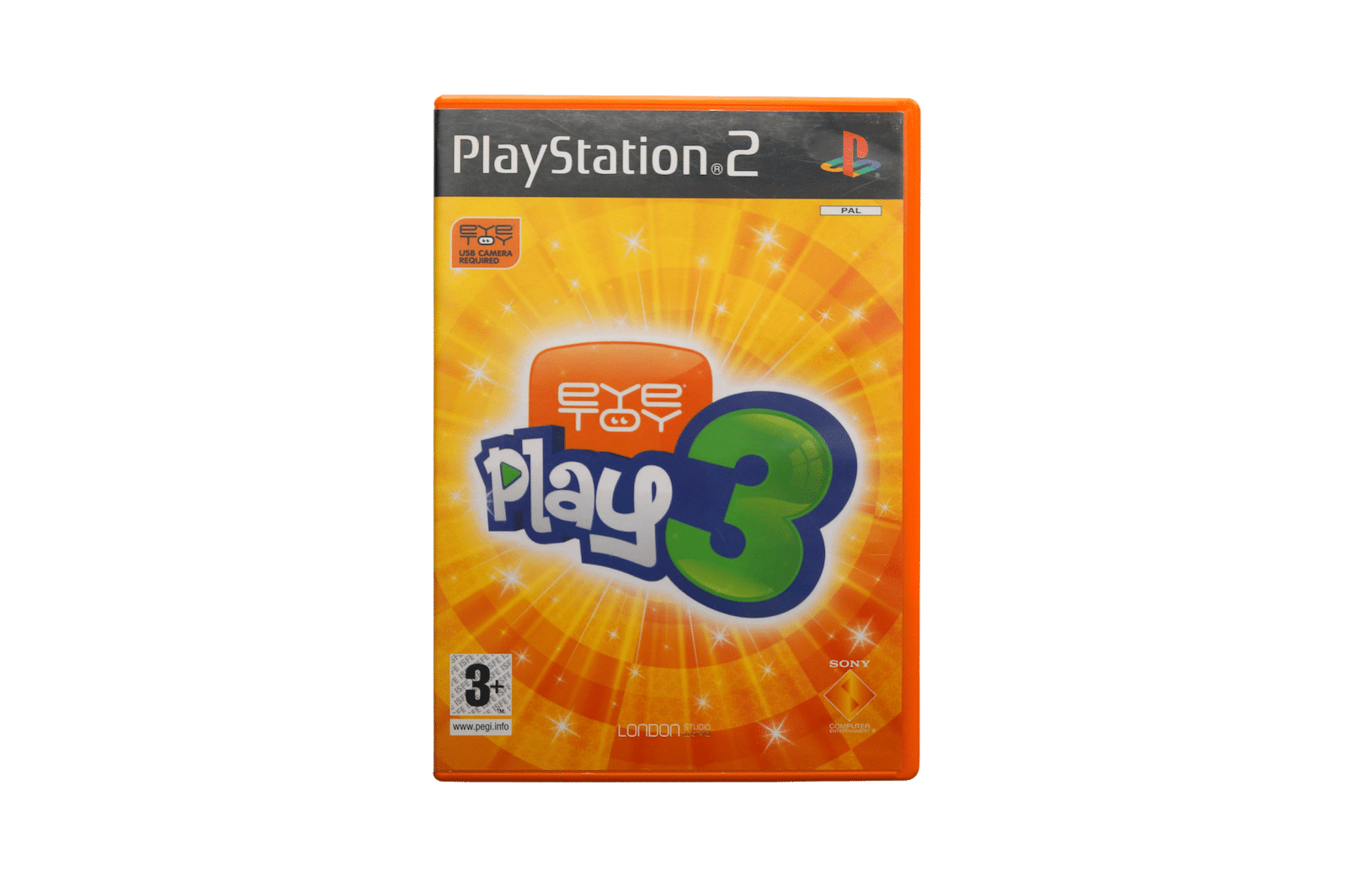 EyeToy Play 3 - PS2 (Brugt)