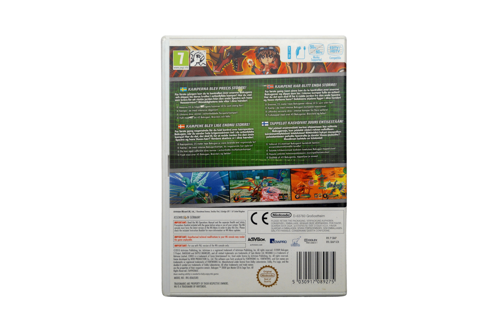Bakugan: Defenders of the Core - Wii (Brugt)