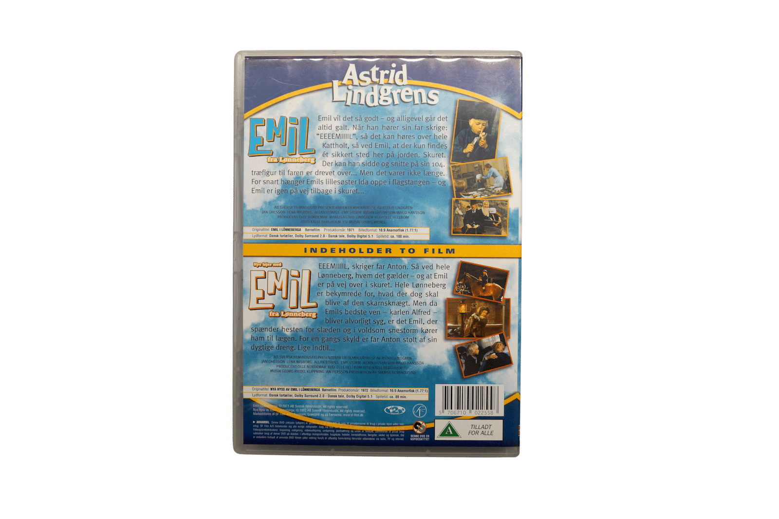 Emil fra Lønneberg / Nye løjer med Emil fra Lønneberg - 2 Disc - DVD (Brugt)