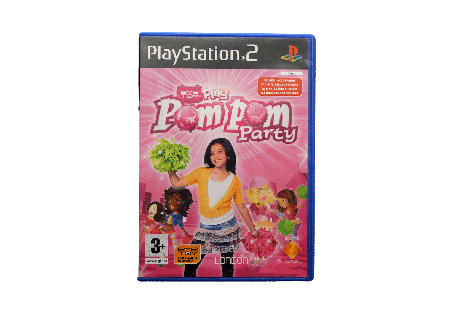 EyeToy: Play Pom Pom Party – PS2 (Brugt)