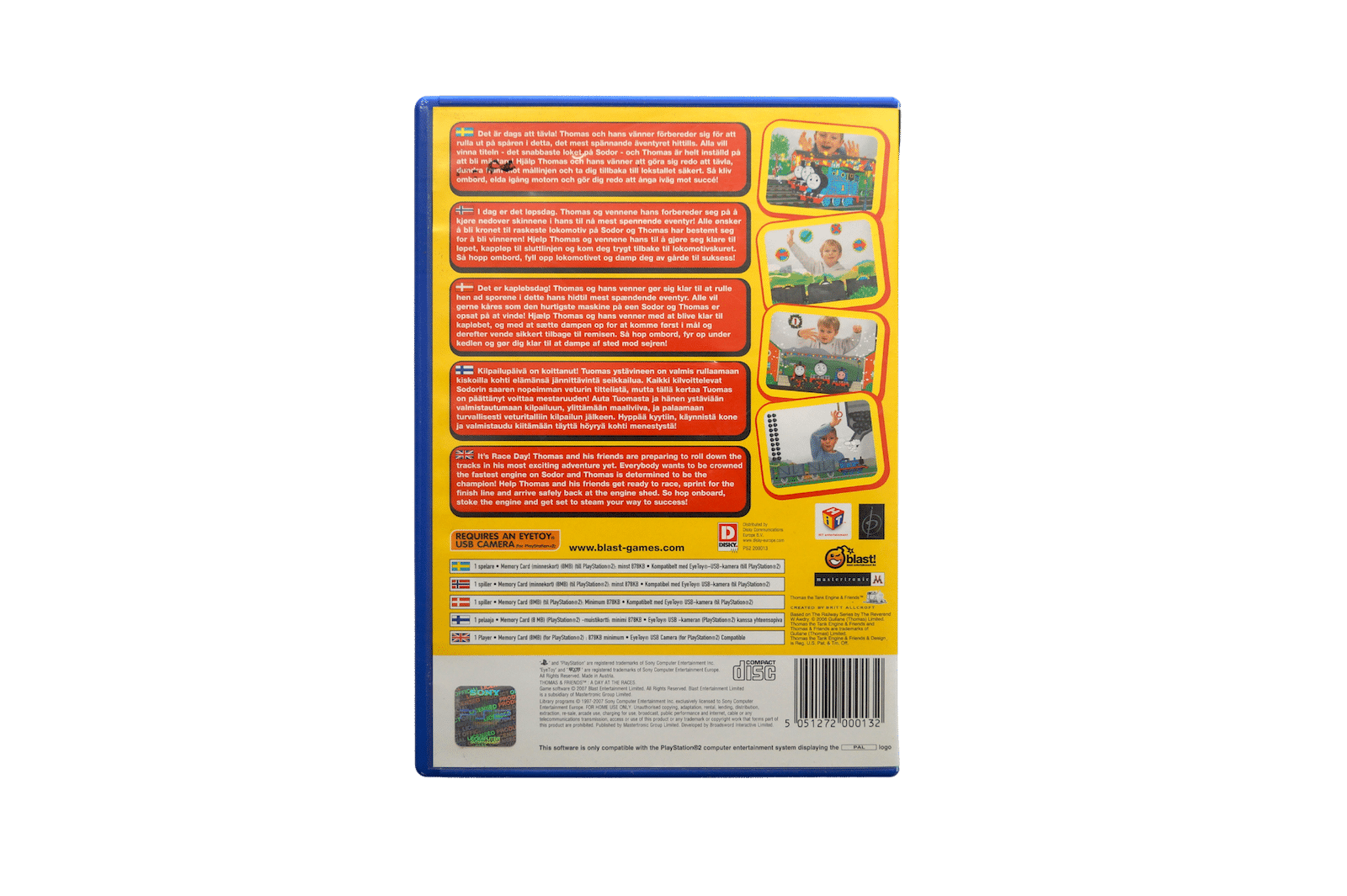 EyeToy: Thomas & Friends – A Day at the Races – PS2 (Brugt)