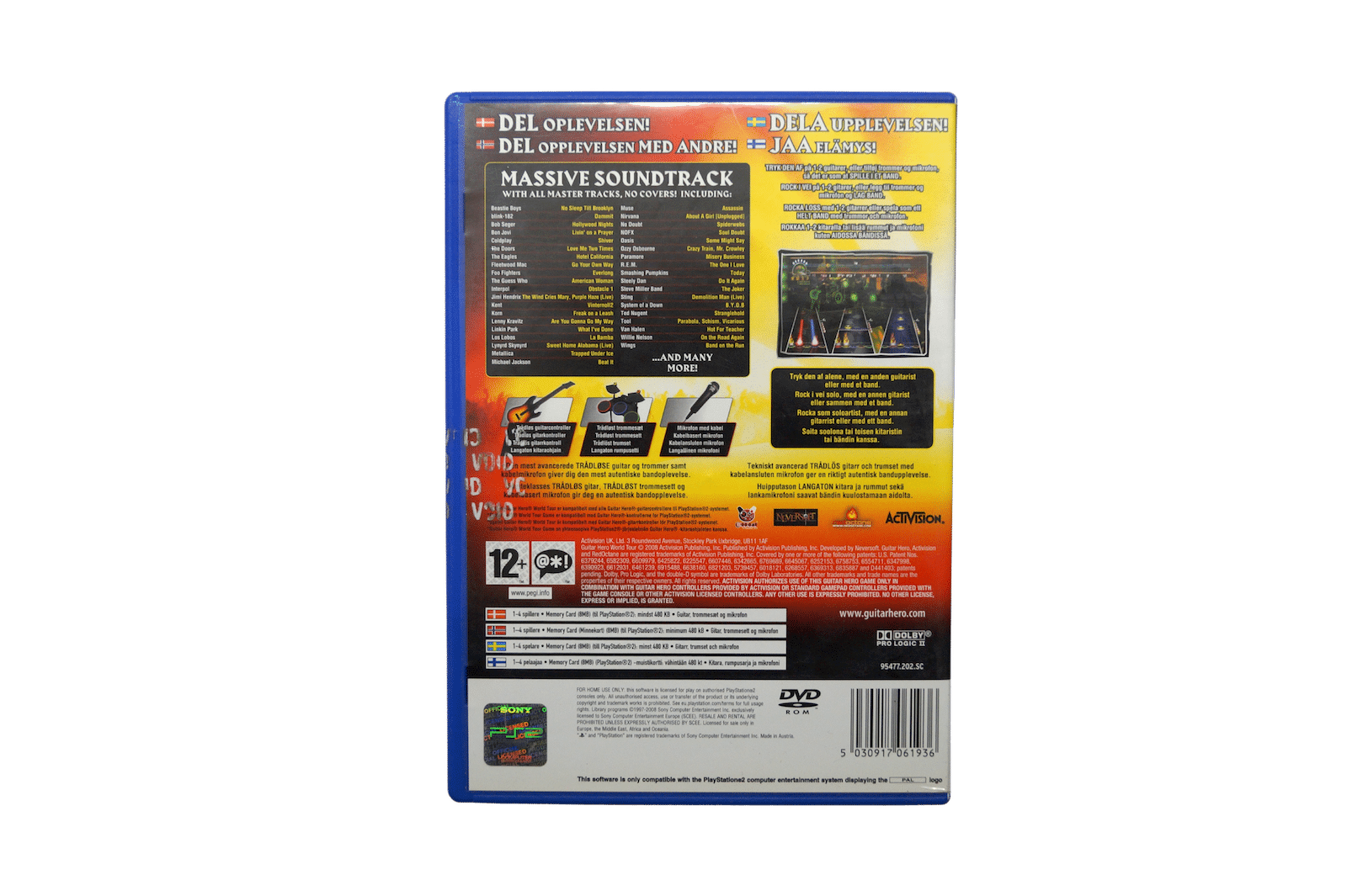 Guitar Hero World Tour - PS2 (Brugt)
