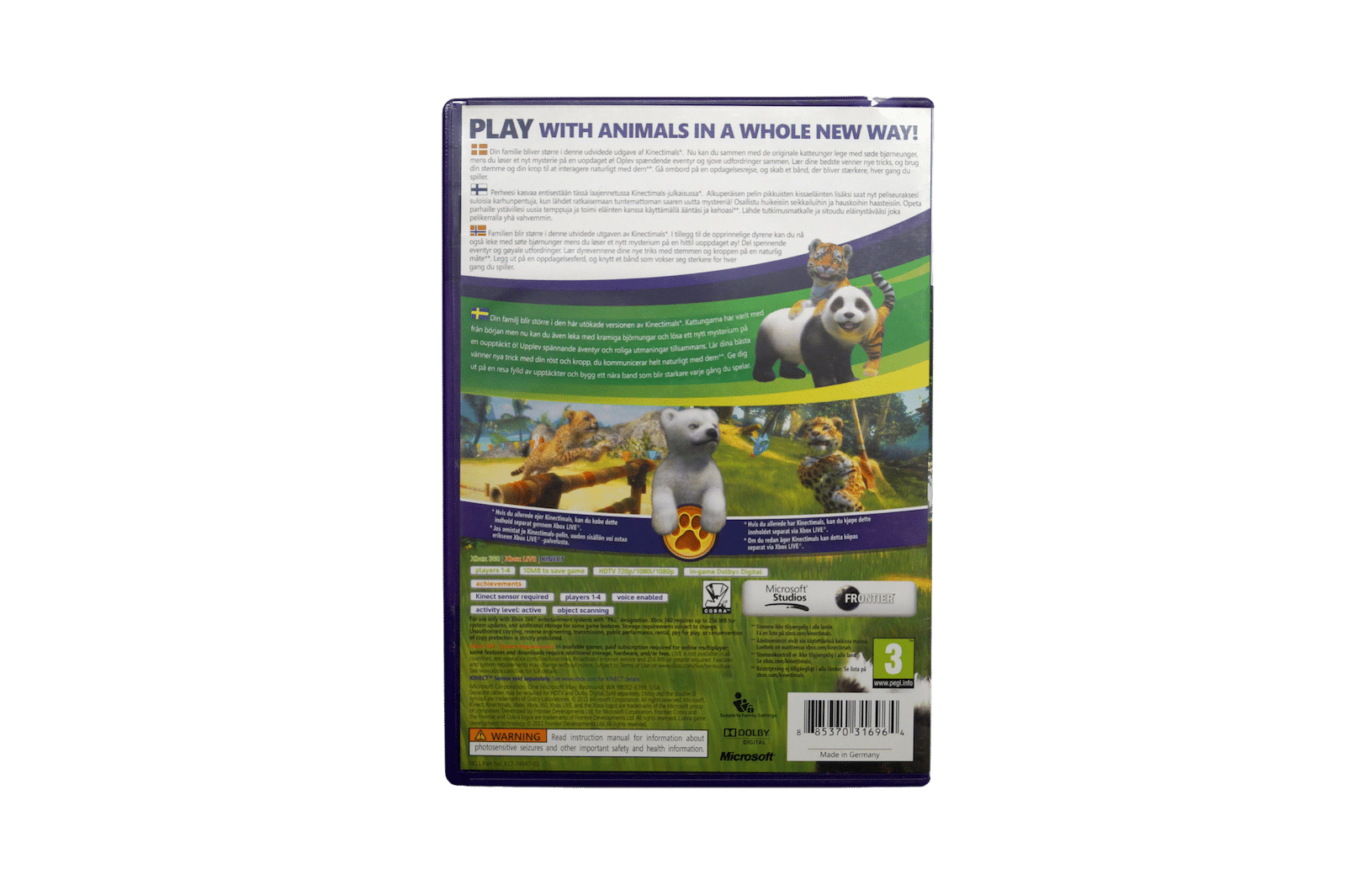 Kinectimals – Xbox 360 (Brugt)