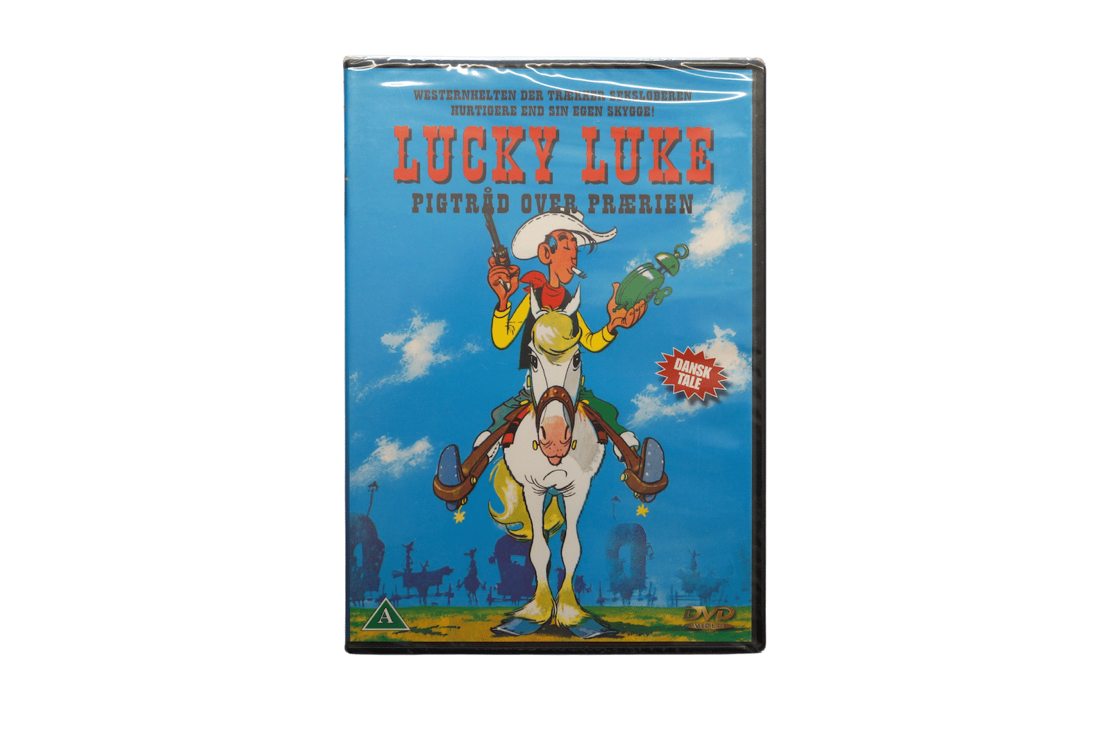 Lucky Luke: Pigtråd over Prærien – DVD (Ny, i folie)