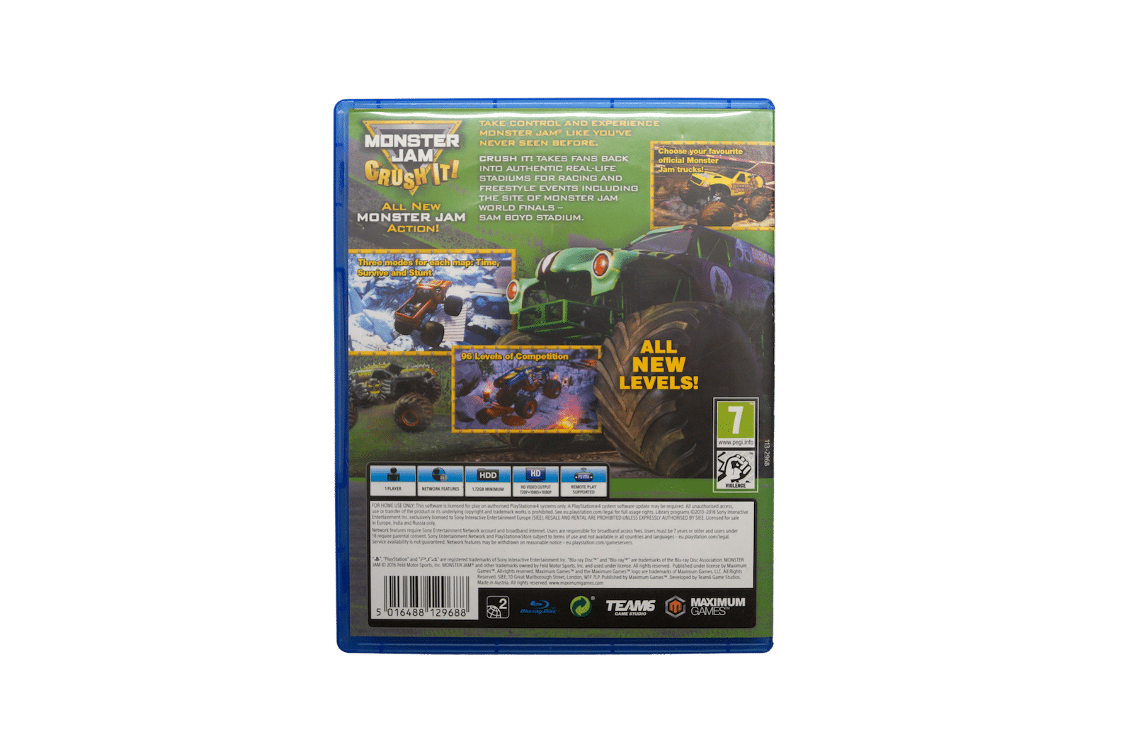 Monster Jam Crush It! - PS4 (Brugt)