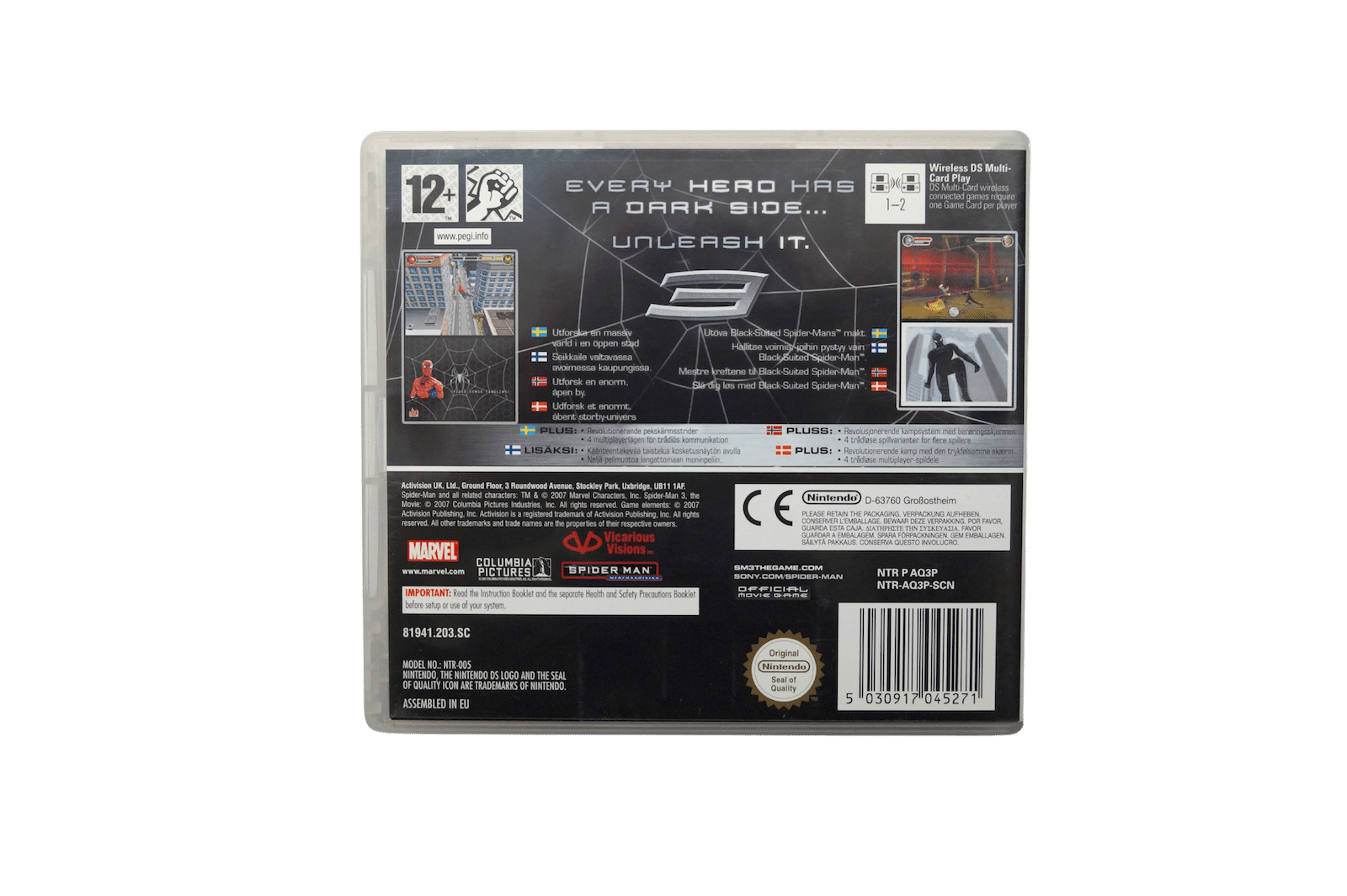 Spider-Man 3 – Nintendo DS (Brugt)