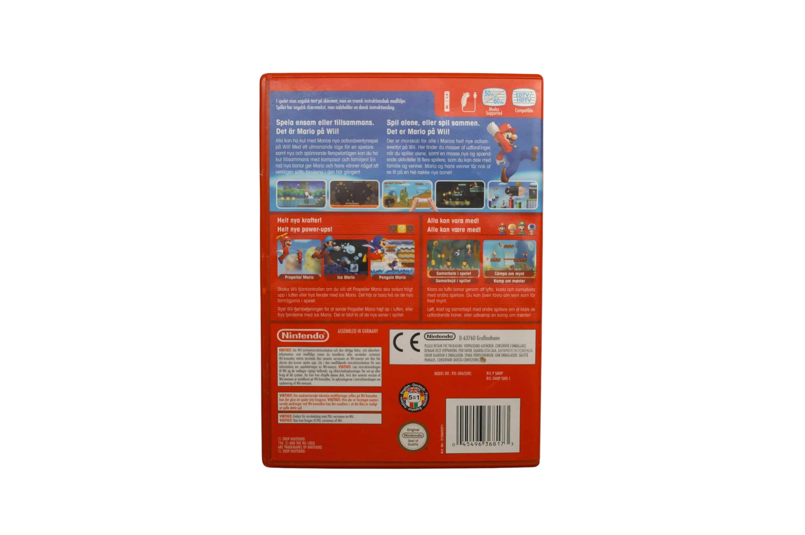 New Super Mario Bros. Wii – Nintendo Wii (Brugt)