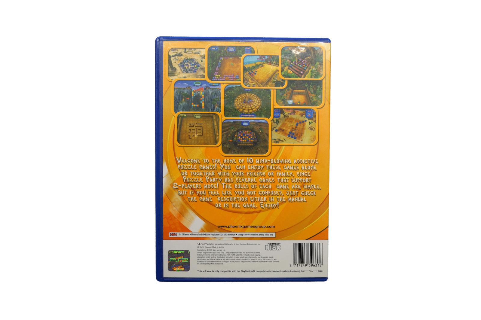 Puzzle Party: 10 Games – PS2 (Bru