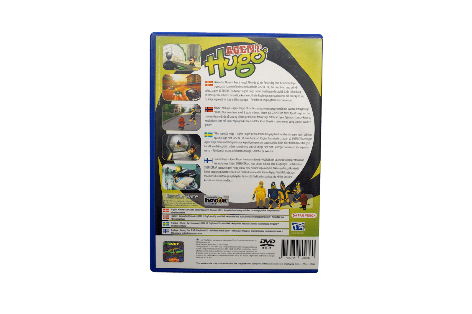 Agent Hugo – PS2 (Brugt)