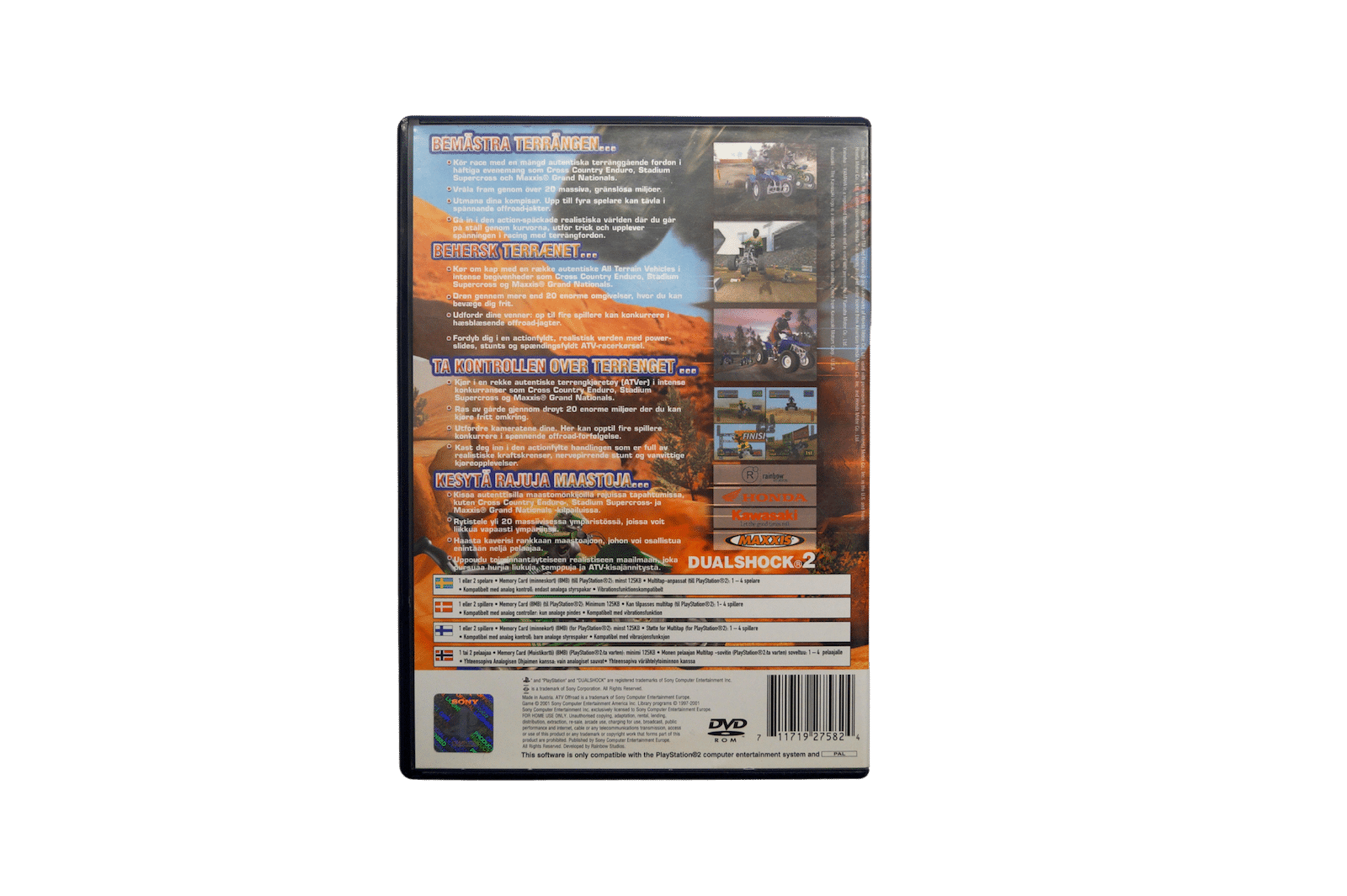 ATV Offroad: All Terrain Vehicle – PS2 (Brugt)