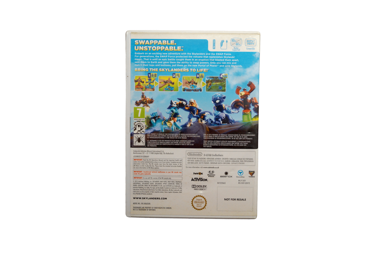 Skylanders Swap Force – Nintendo Wii (Brugt)