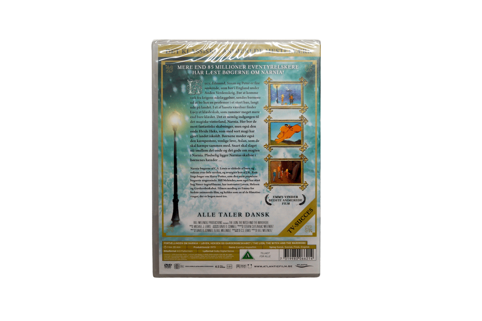Fortællingen om Narnia Løven, Heksen og Garderobeskabet – DVD (Ny)
