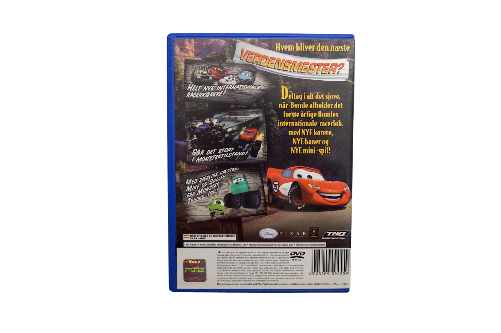 Disney Pixar Biler Bumbles Internationale Racerløb – PS2 (Brugt)