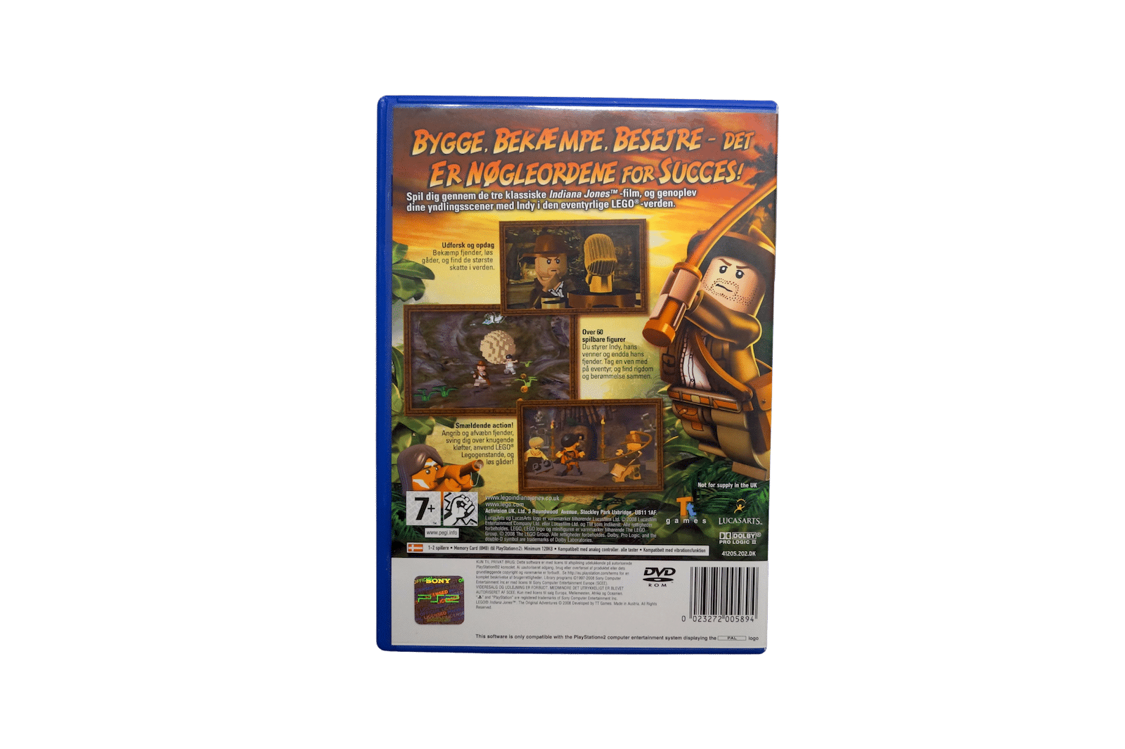 LEGO Indiana Jones: The Original Adventures – PS2 (Brugt)