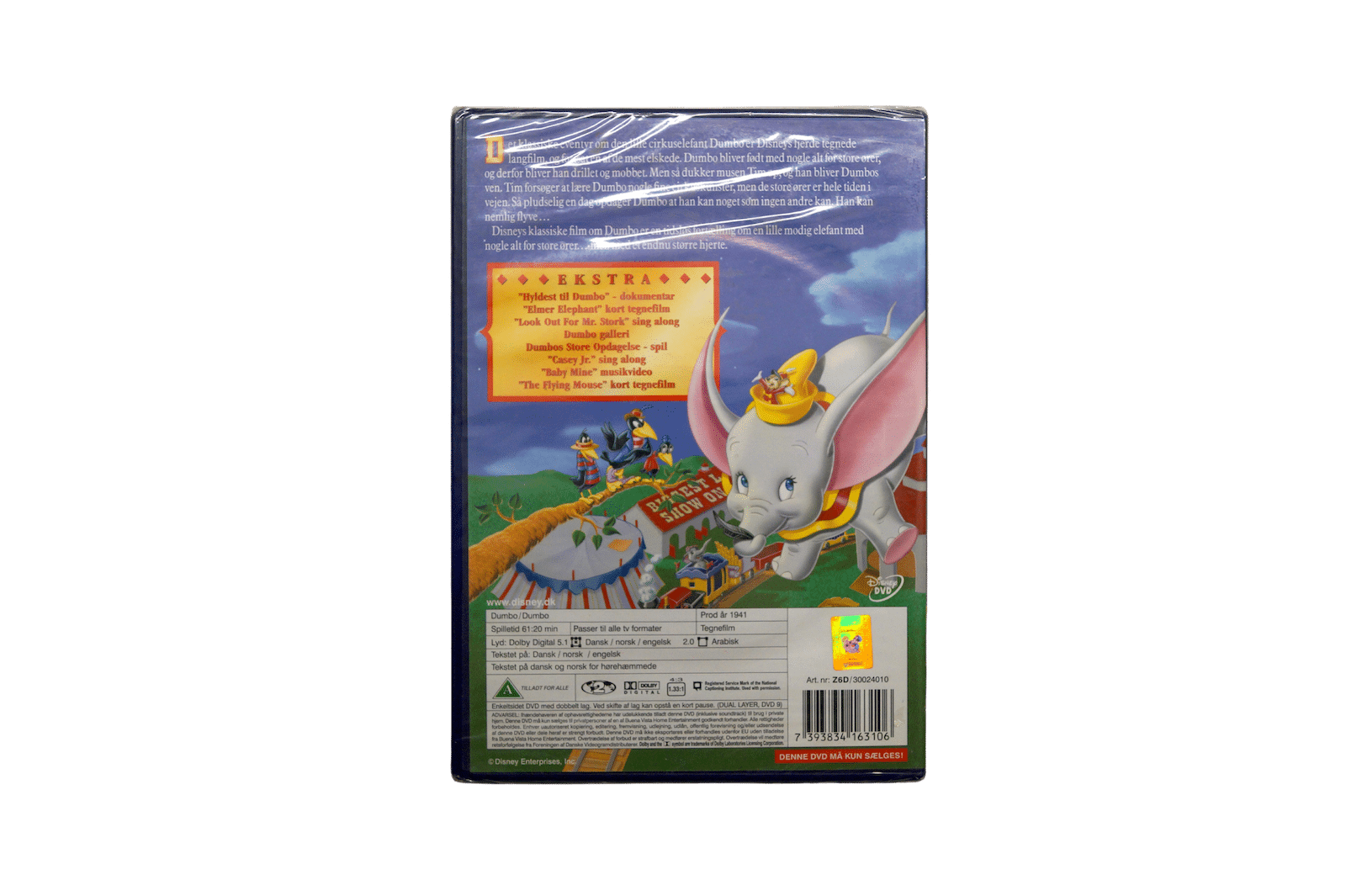 Walt Disney Dumbo – DVD (Ny)