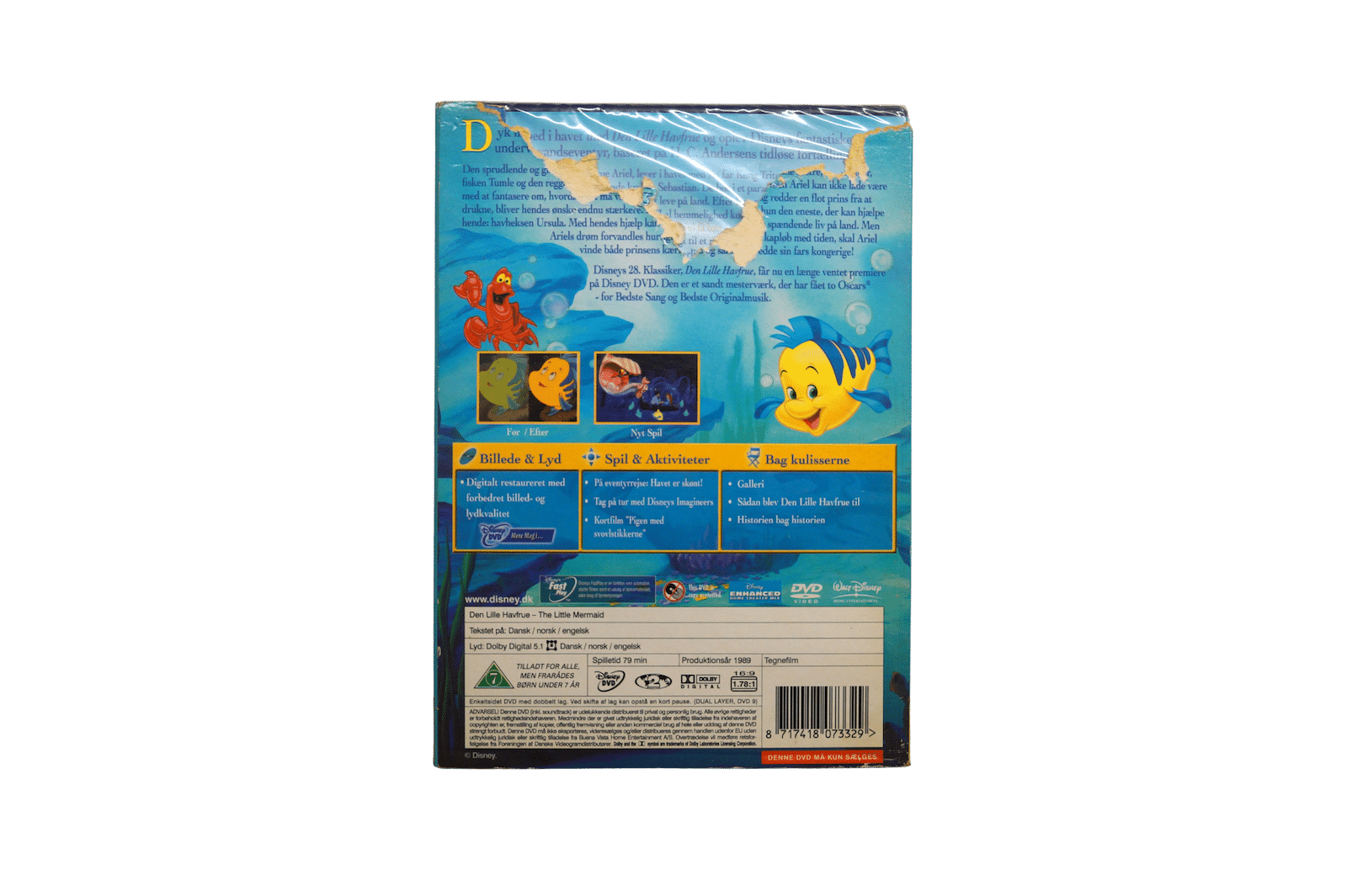 Walt Disney Den Lille Havfrue – DVD (Ny)