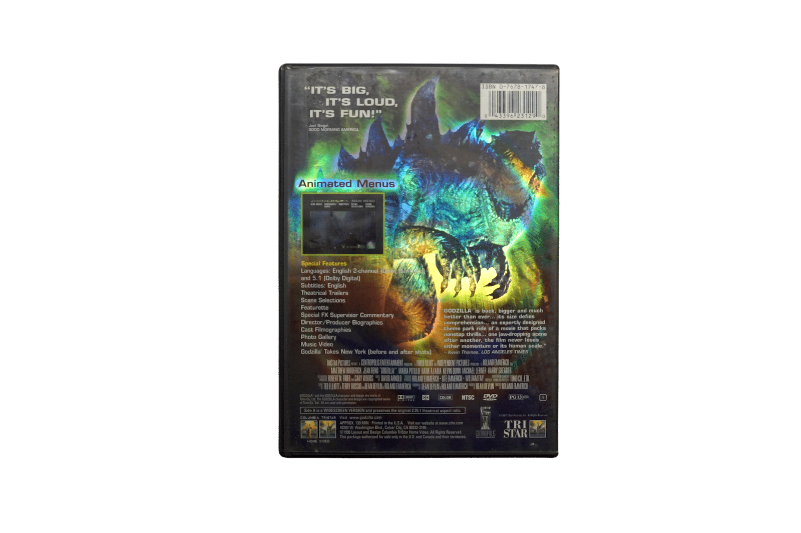 Godzilla – DVD (Brugt)