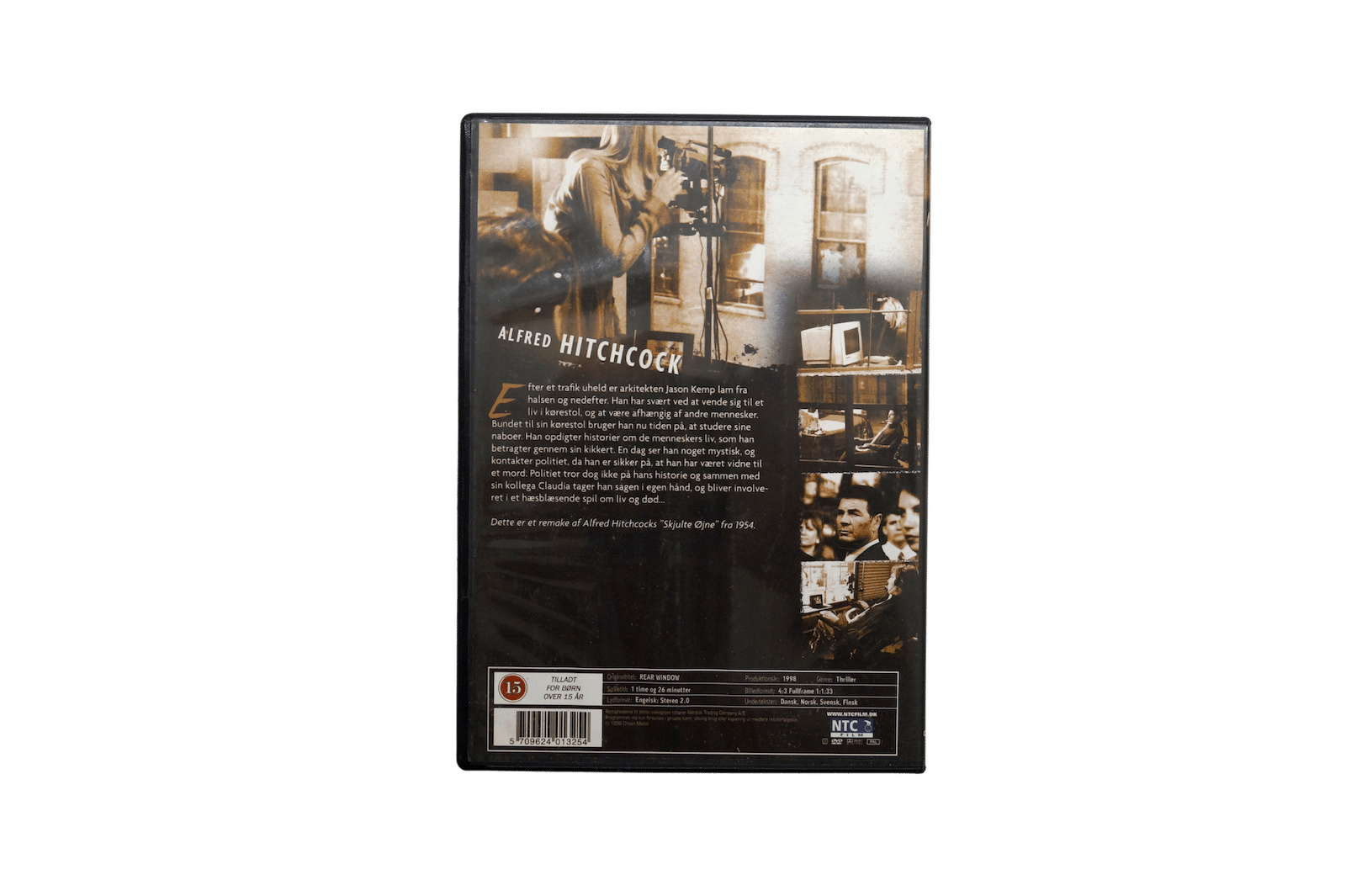 Alfred Hitchcock's Skjulte Øjne – DVD (Brugt)