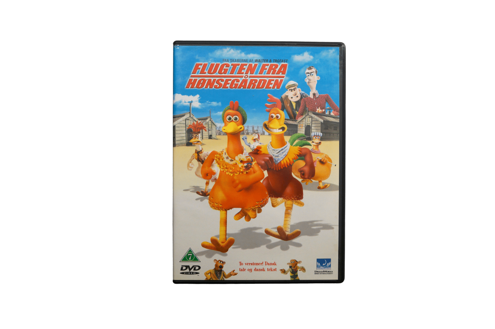 Flugten fra Hønsegården – DVD (Brugt)