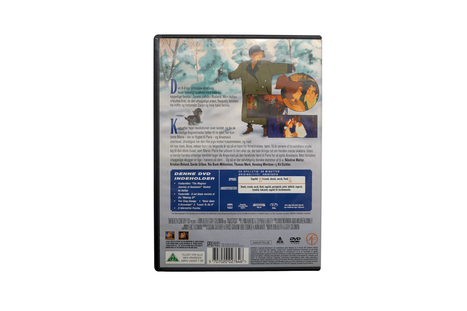 Anastasia – DVD (Brugt)
