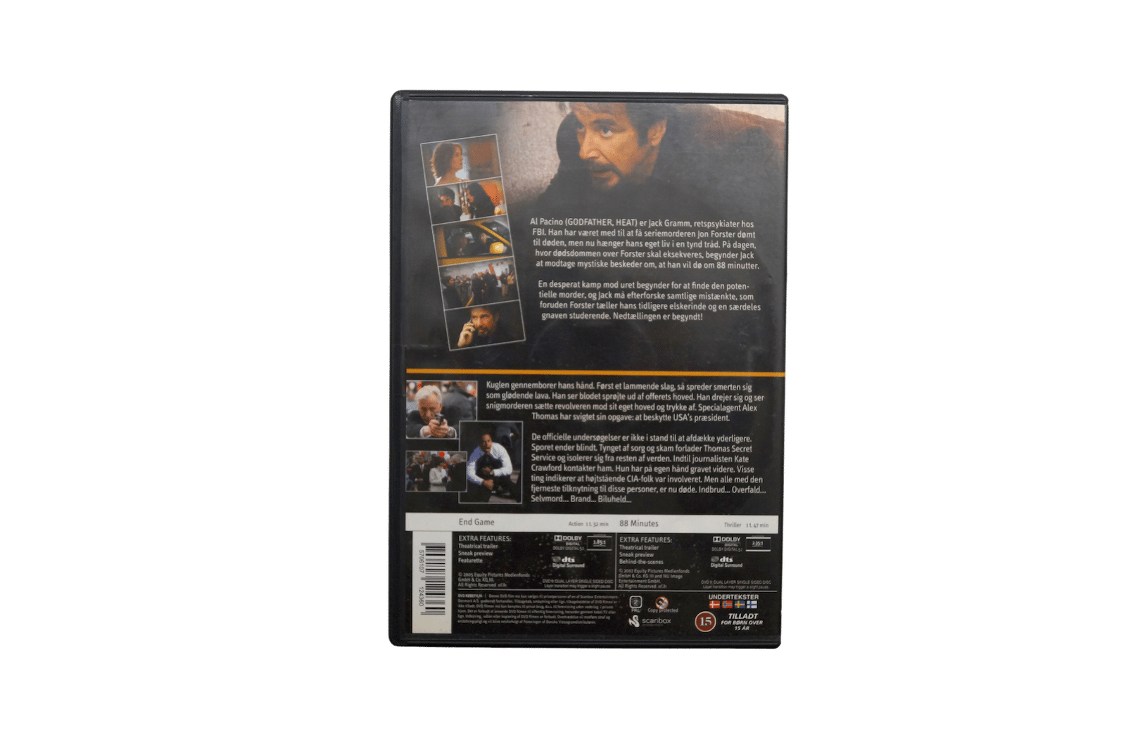 Al Pacino: 88 Minutes / End Game – 2 Film – DVD (Brugt)