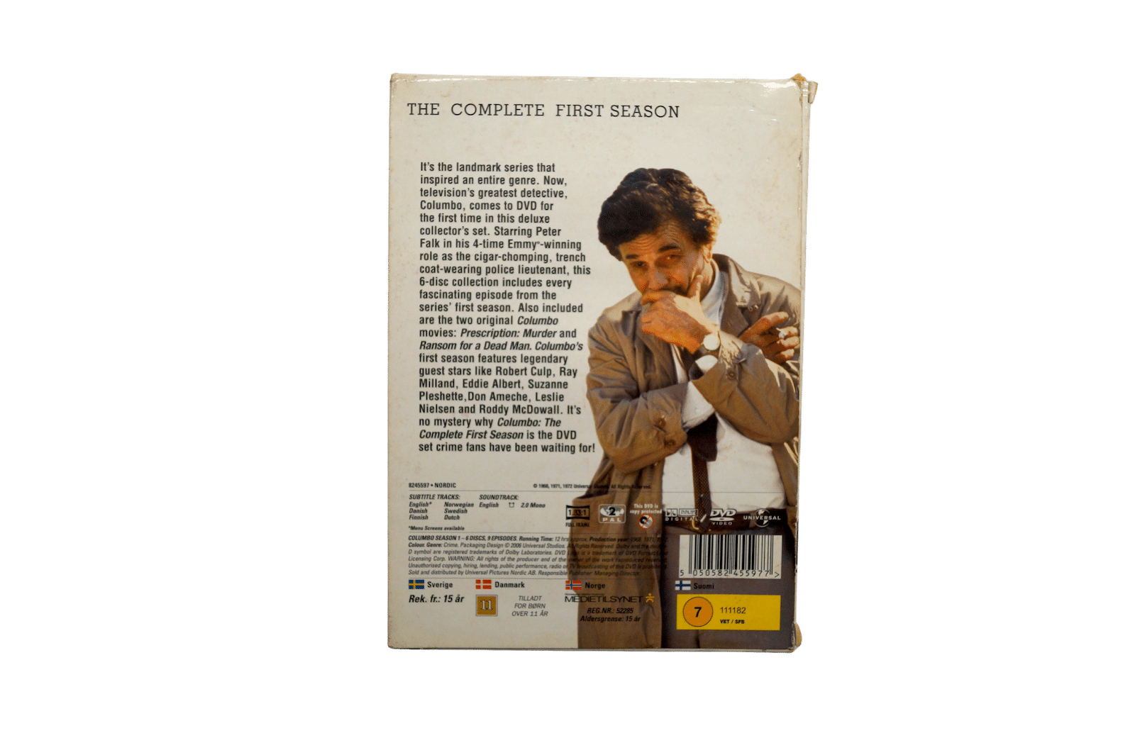 Columbo – The Complete First Season – 4 Disc DVD (Brugt)