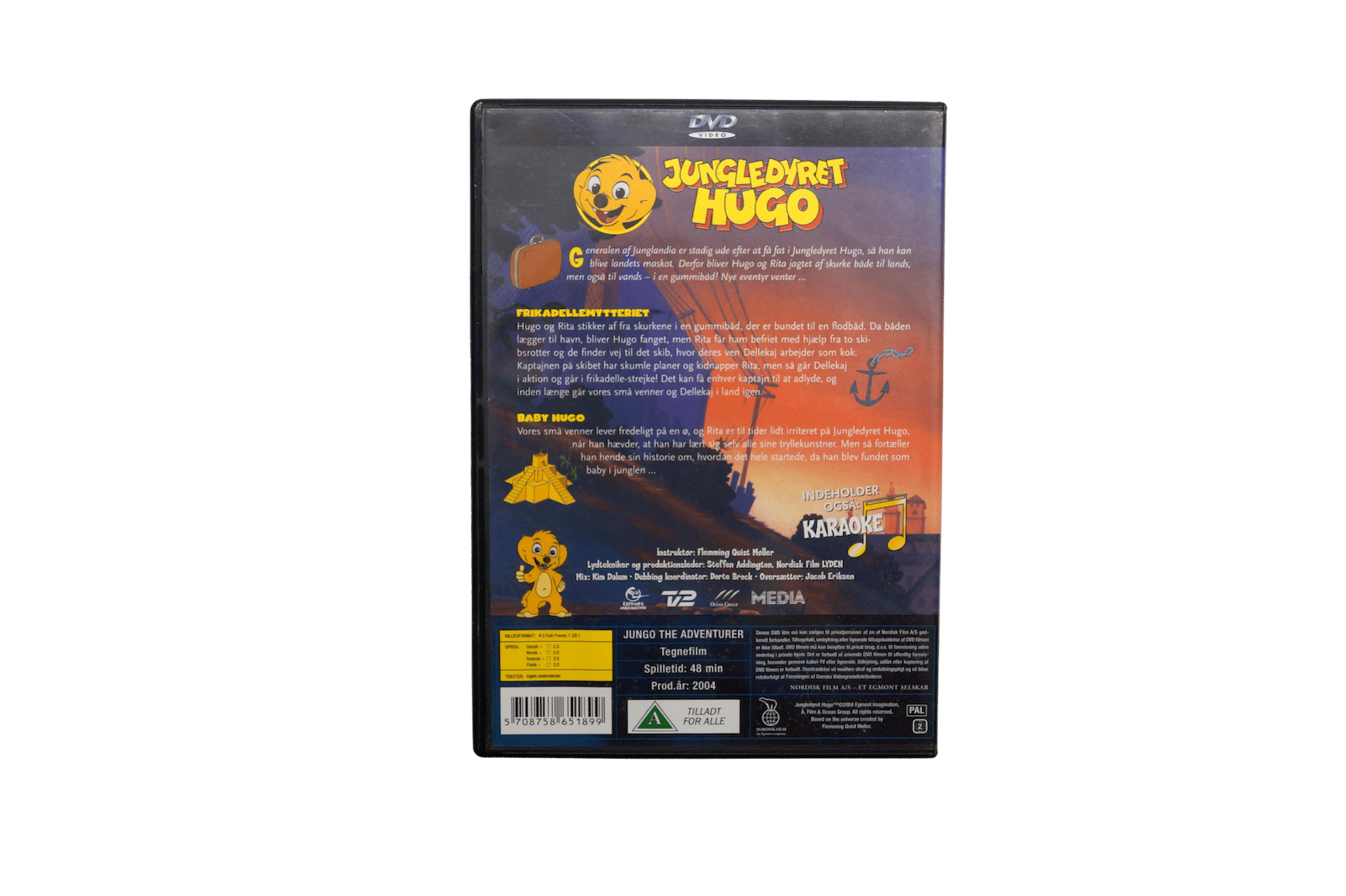 Jungledyret Hugo – Baby Hugo – DVD (Brugt)