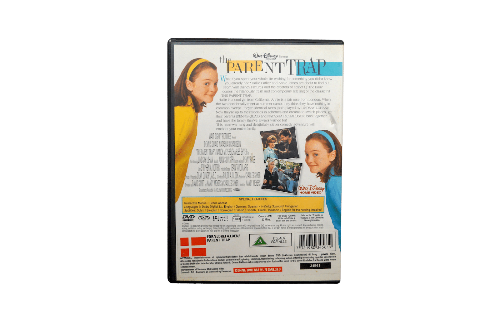 Walt Disney The Parent Trap – DVD (Brugt)