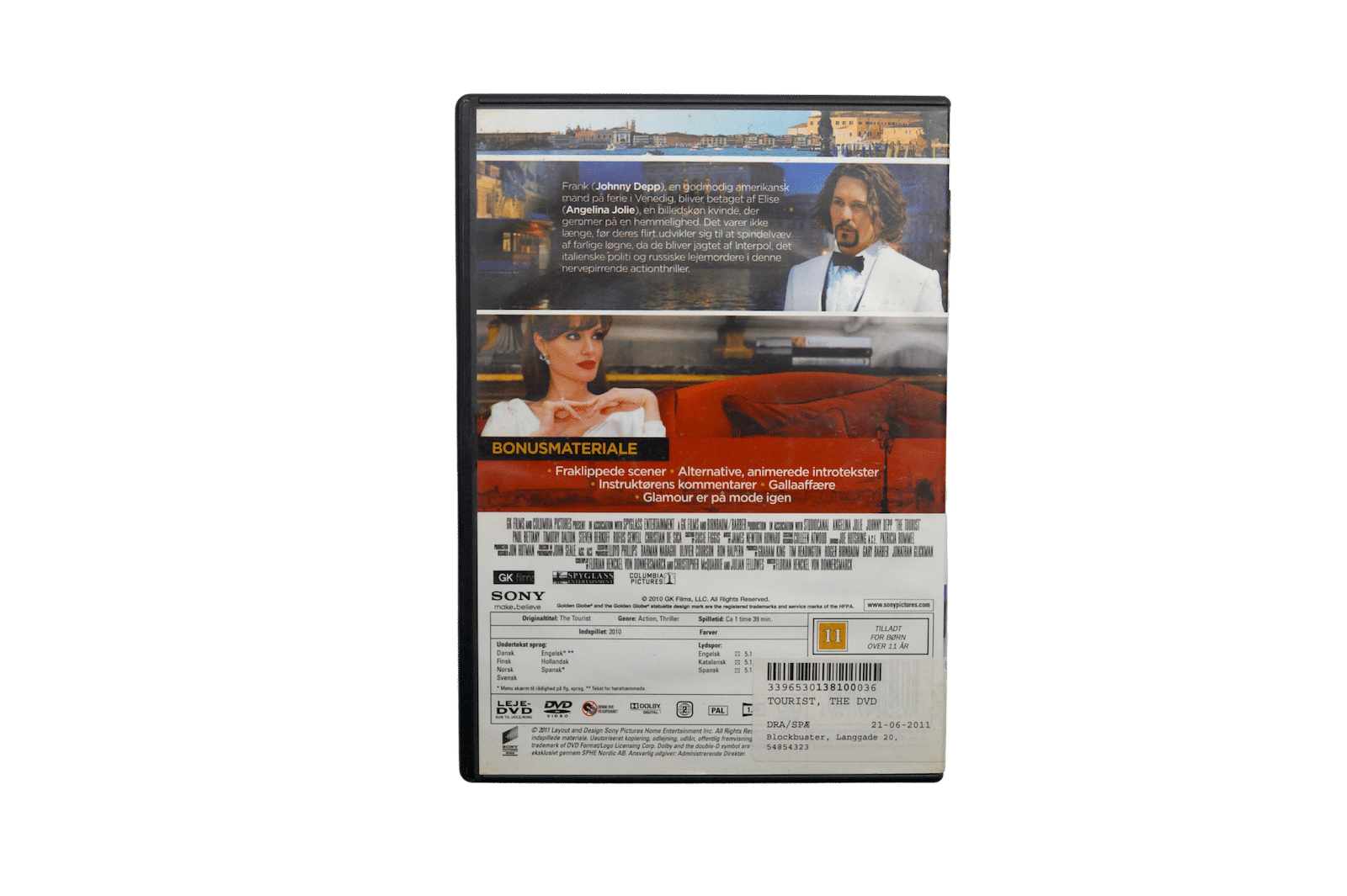 The Tourist – DVD (Brugt)