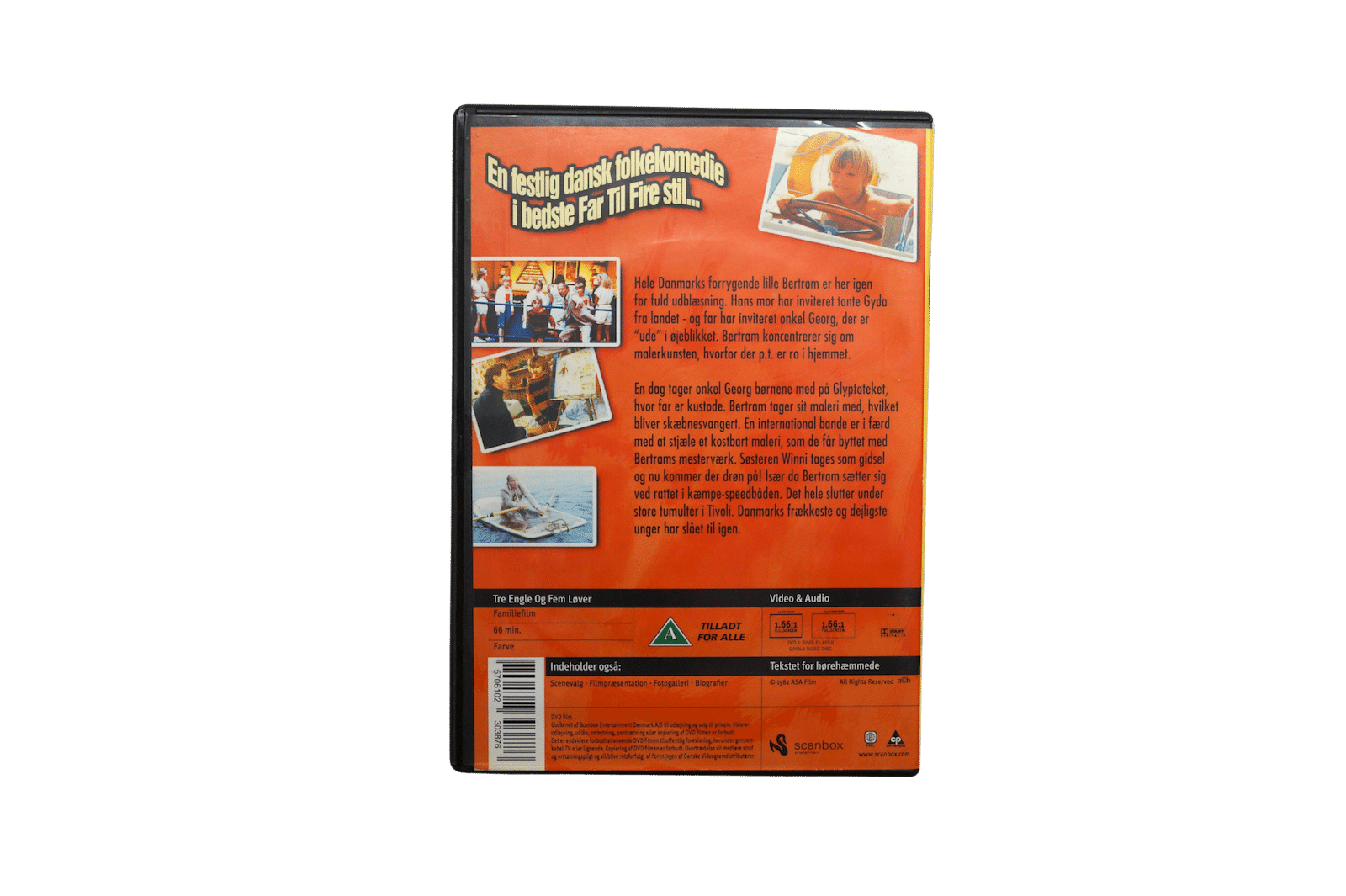 Lille Bertram – Tre Engle & Fem Løver – DVD (Brugt)