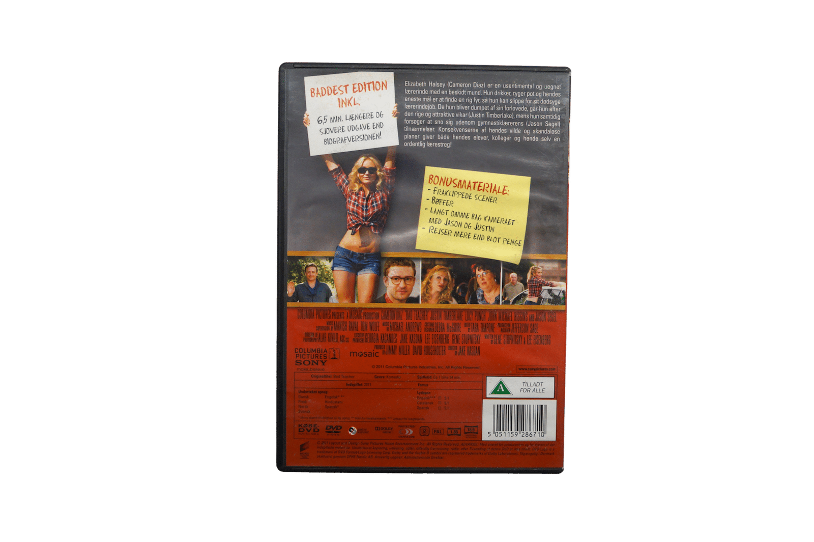 Bad Teacher – DVD (Brugt)